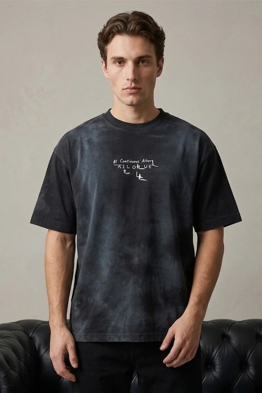 Black US Oversized T-Shirt - Black Out