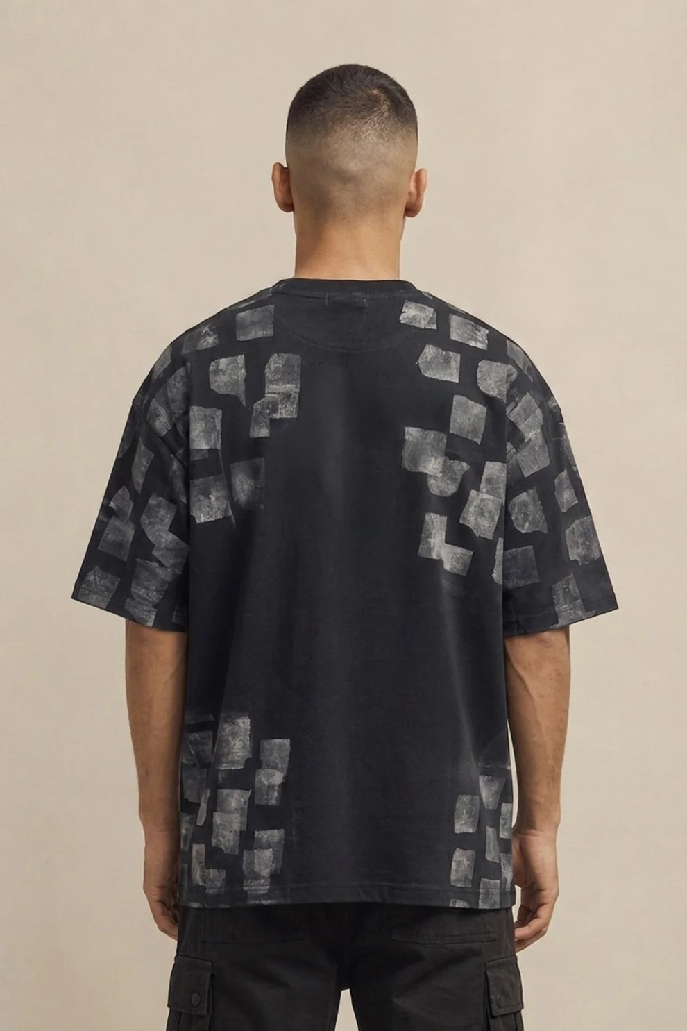 Black LG Oversized T-Shirt - Black Out