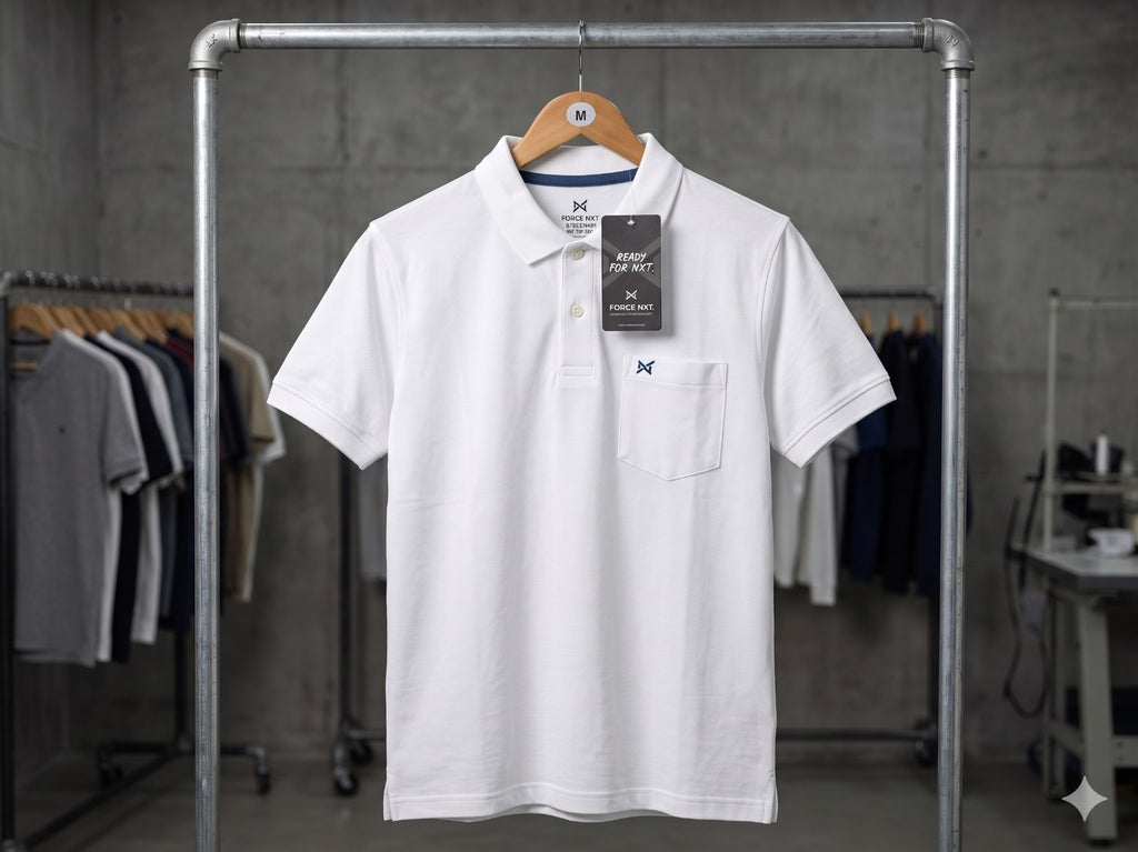 Classic White Polo T-Shirt for Men