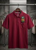 Premium Maroon Polo T-Shirt for Men
