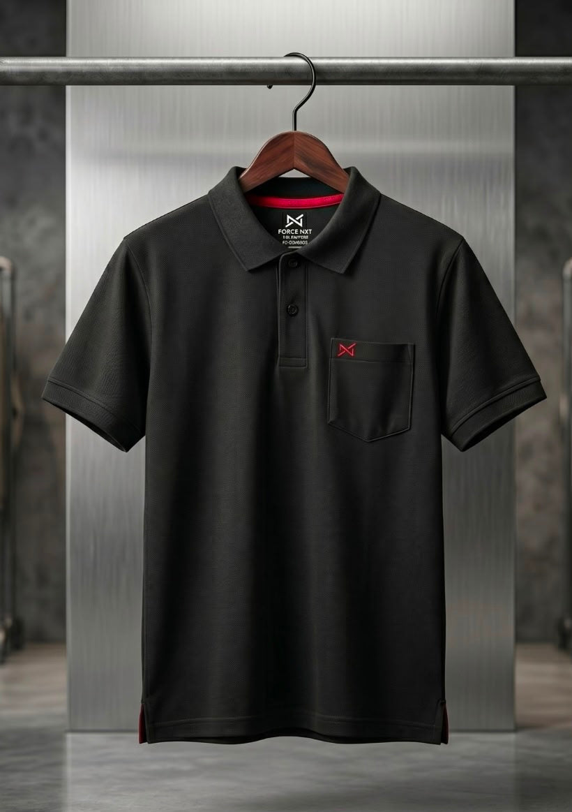 Classic Black Polo T-Shirt for Men