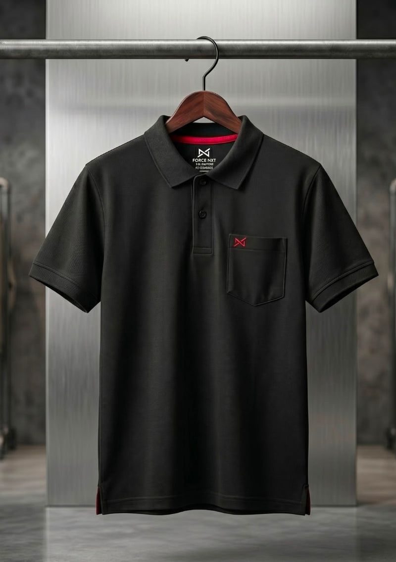 Classic Black Polo T-Shirt for Men