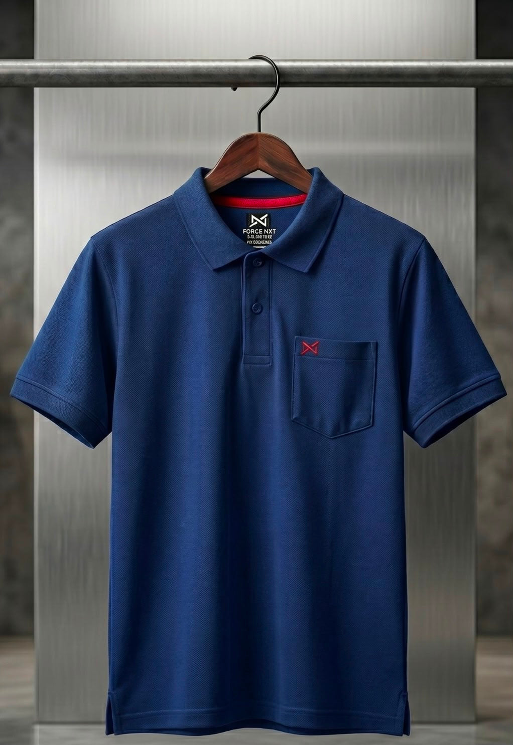 Vibrant Blue Polo T-Shirt for Men