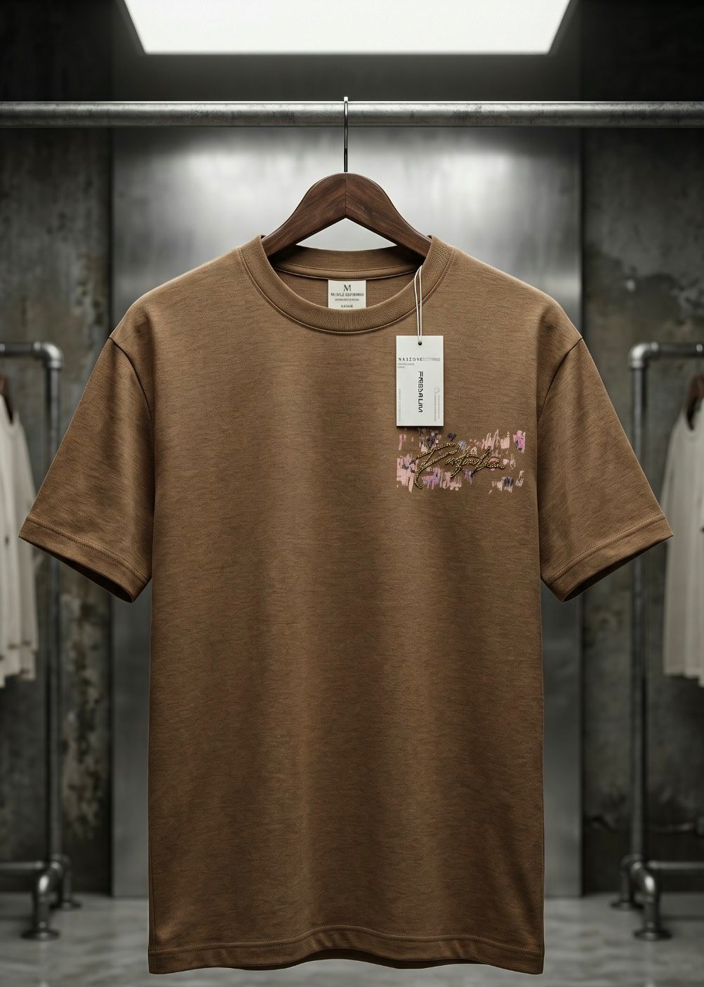 Premium Brown Oversized T-Shirt for Men