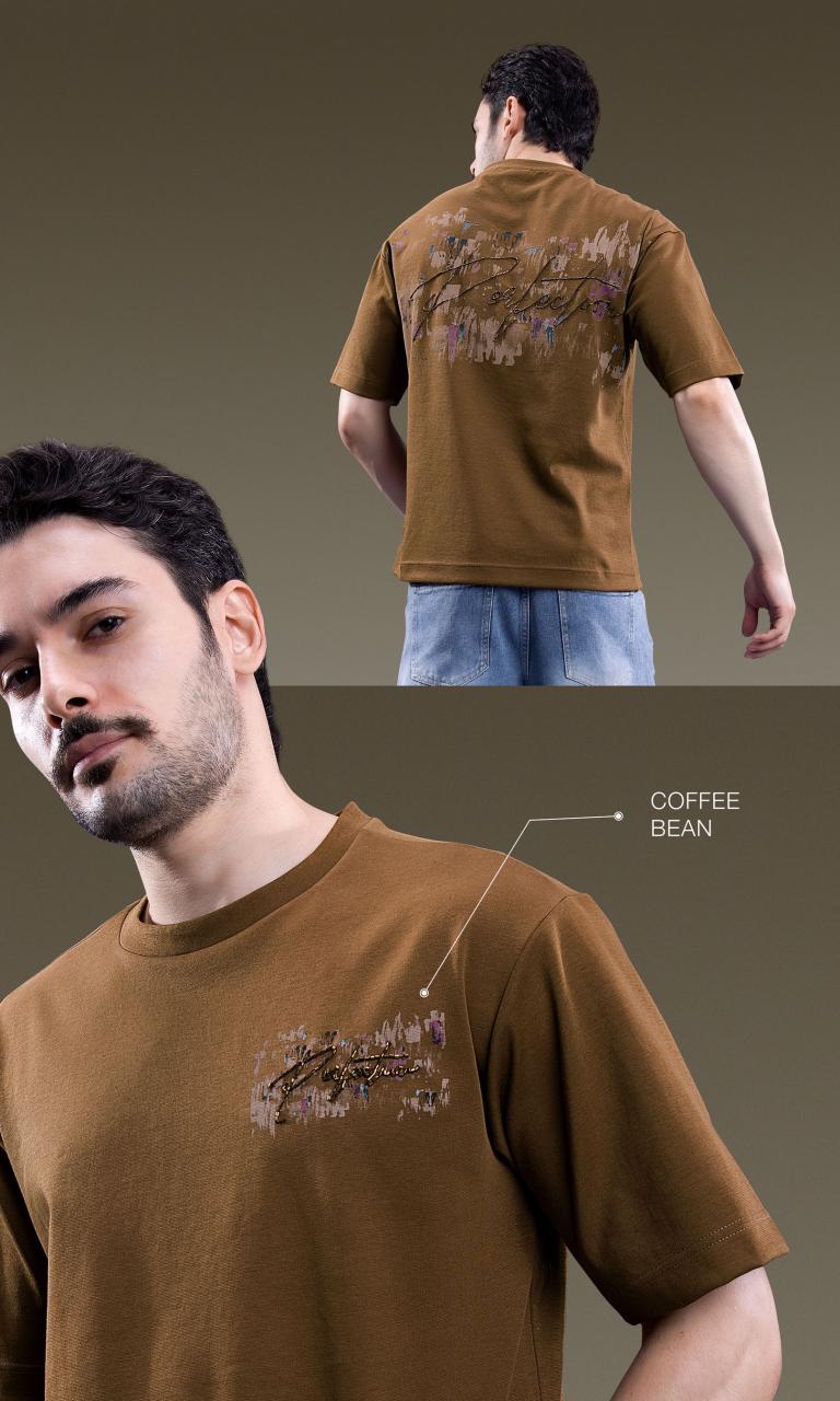 Premium Brown Oversized T-Shirt for Men