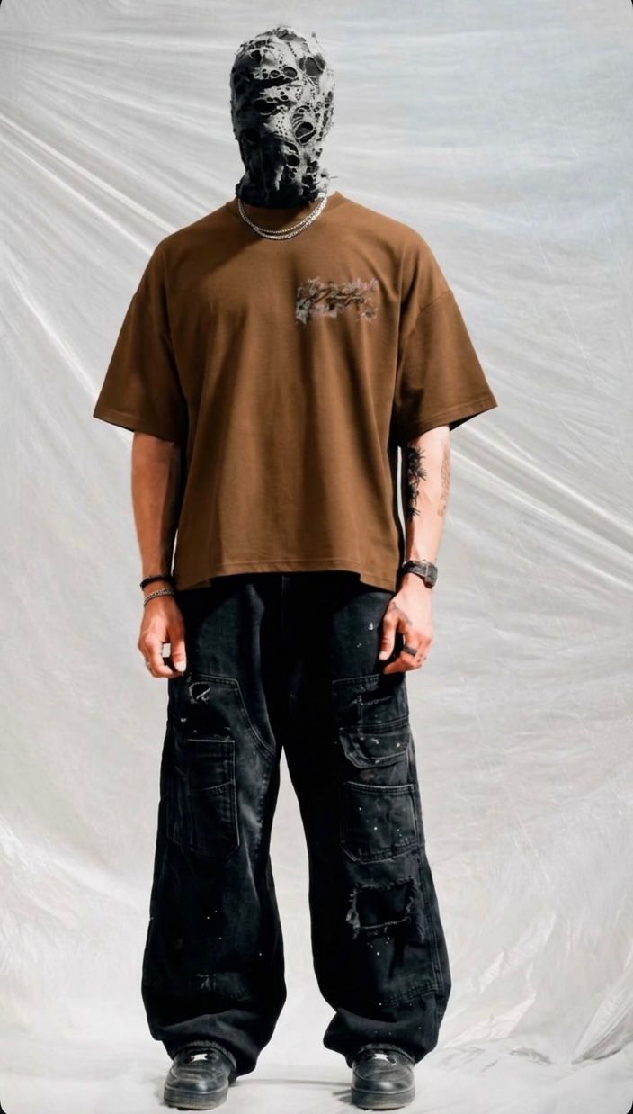 Premium Brown Oversized T-Shirt for Men