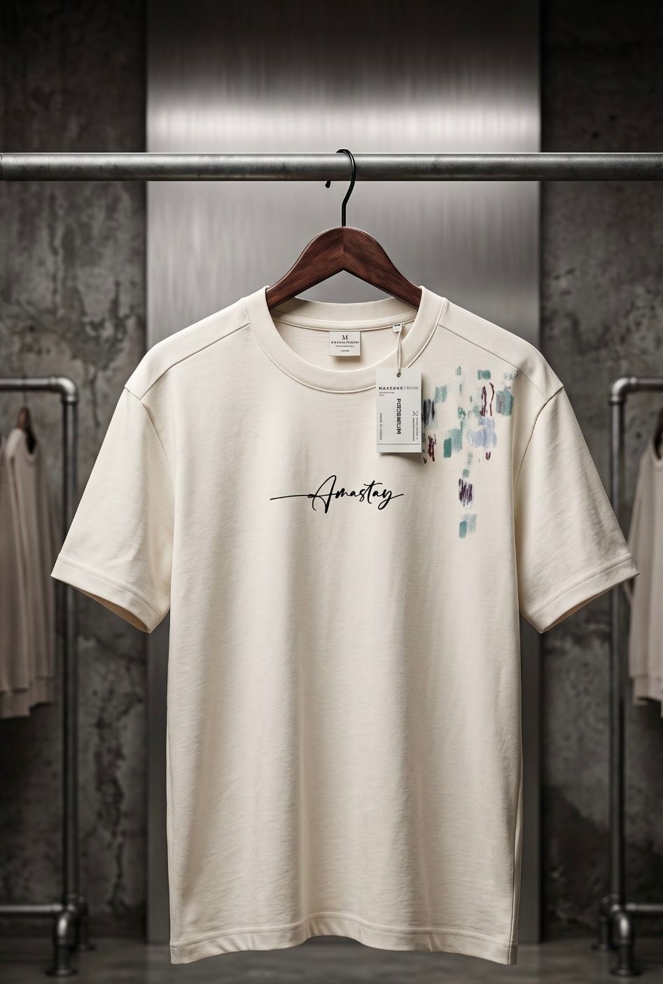 Premium White Oversized Drop Shoulder T-Shirt