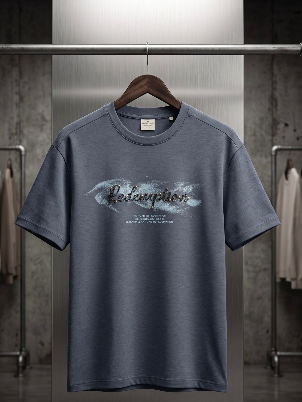 Premium Oversized Drop Shoulder T-Shirt - Black & B.Gray