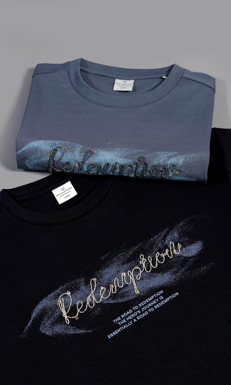 Premium Oversized Drop Shoulder T-Shirt - Black & B.Gray