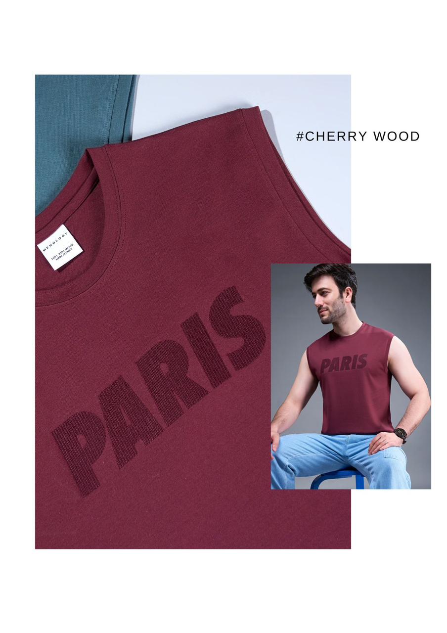 Premium Cherry Wood Cotton Tank Top