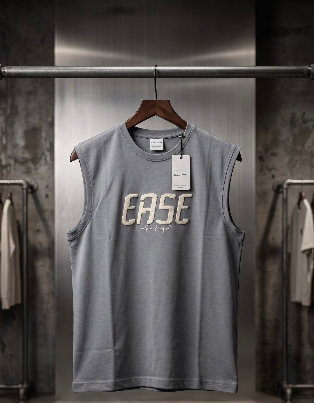 Premium German Grey Cotton Tank Top