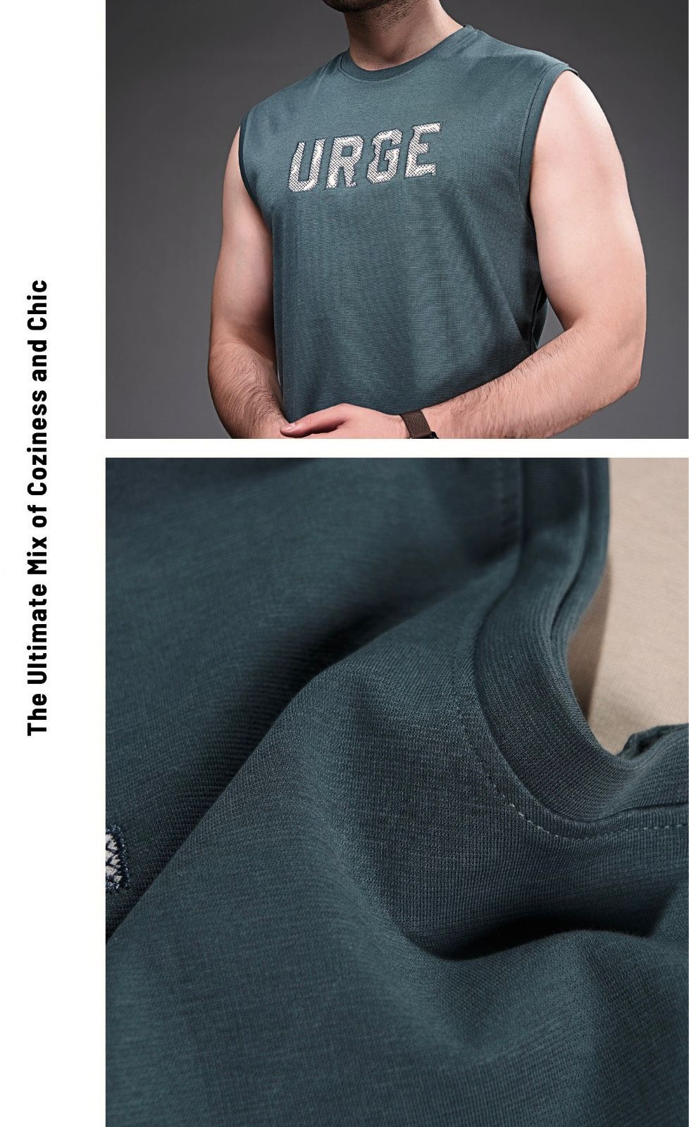 Premium British Green Cotton Tank Top