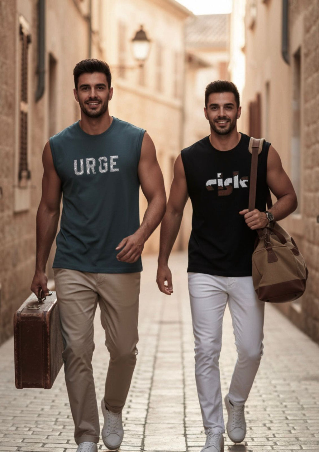 Premium British Green Cotton Tank Top