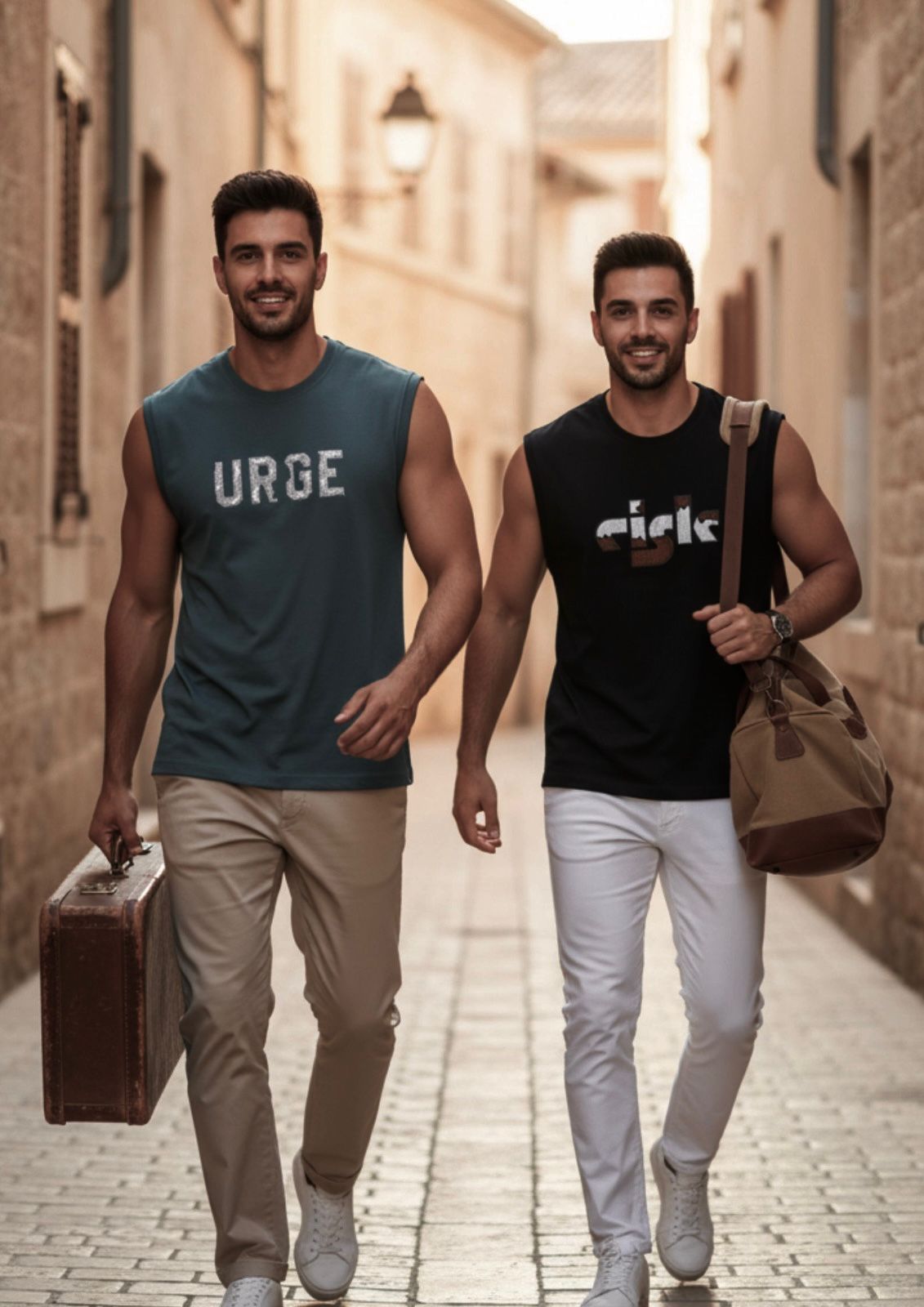 Premium British Green Cotton Tank Top