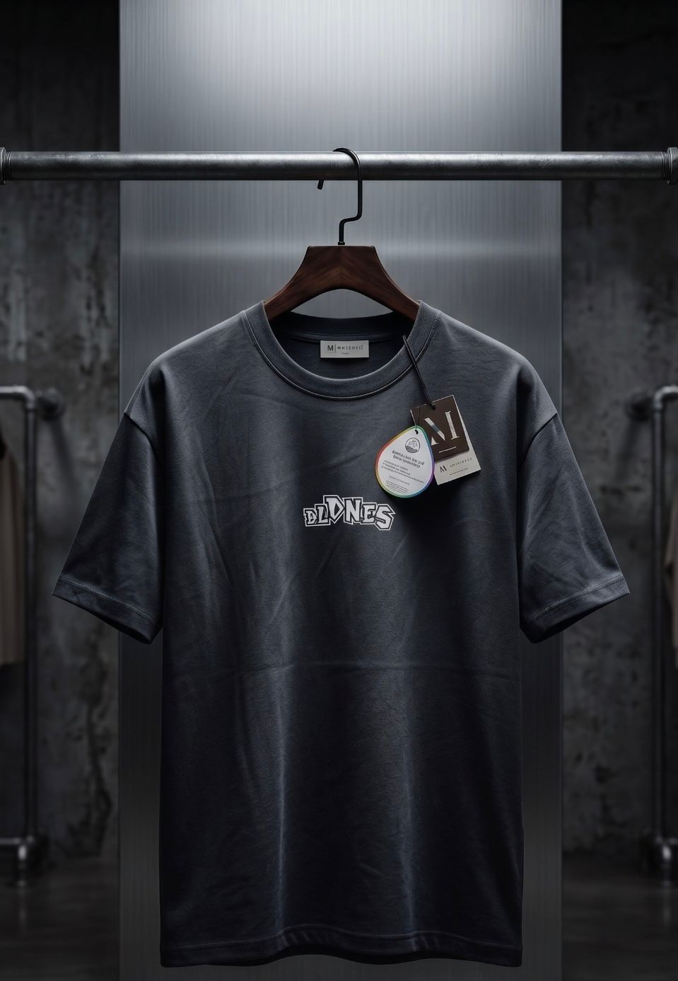Men's Black BLD Oversized T-Shirt - Black Out