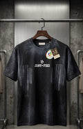 Black JP Oversized T-Shirt - Black Out