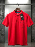 Premium Cherry Red Polo T-Shirt for Men